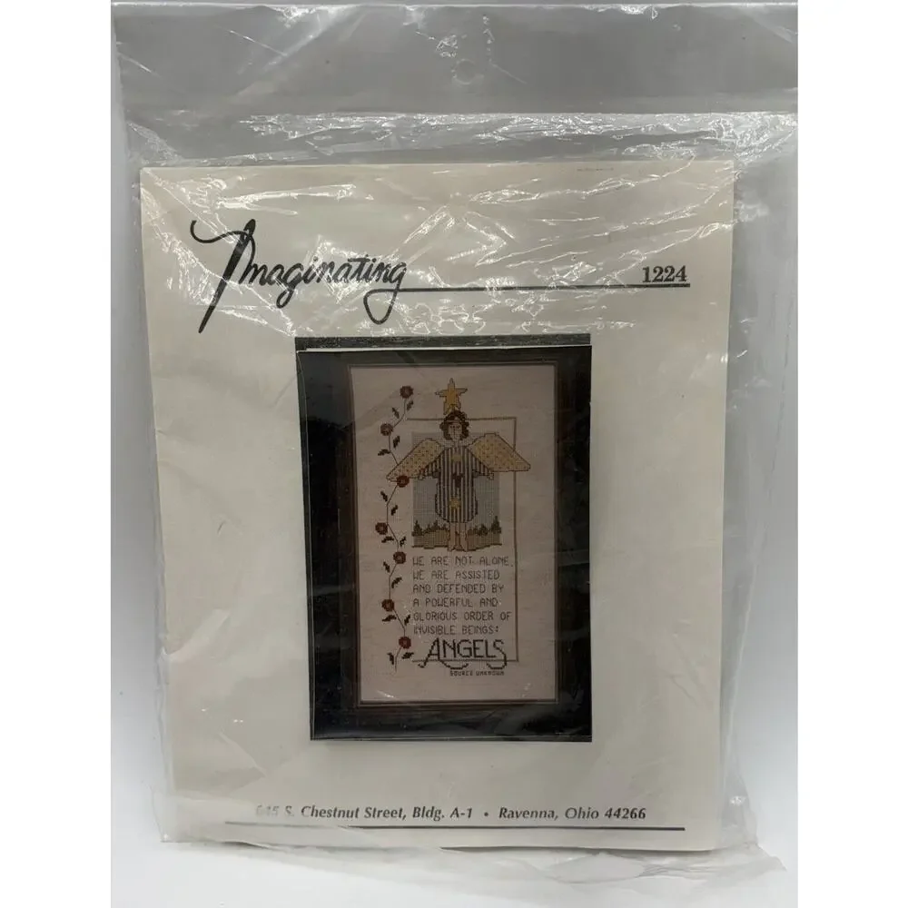 Imaginating INVISIBLE BEINGS ANGEL Counted‎ Cross Stitch Kit Brand New @ #42